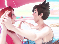 Tracer & Emily Double Dildo by Guilty