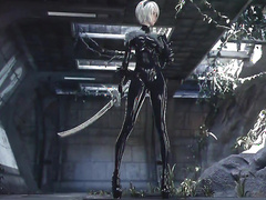 2B from Nier: Automat, assembly episode 5
