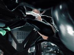 Gwen vs Venom from Spiderman by KaieVie