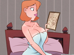 Mary is undecided about which lingerie to wear for the celebration - The Naughty Home animation - Wedding Anniversary (Part 01) by welcomix (tufos)