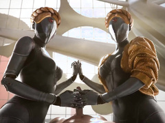 Twins handjob, Atomic Holes Twins from Atomic Heart